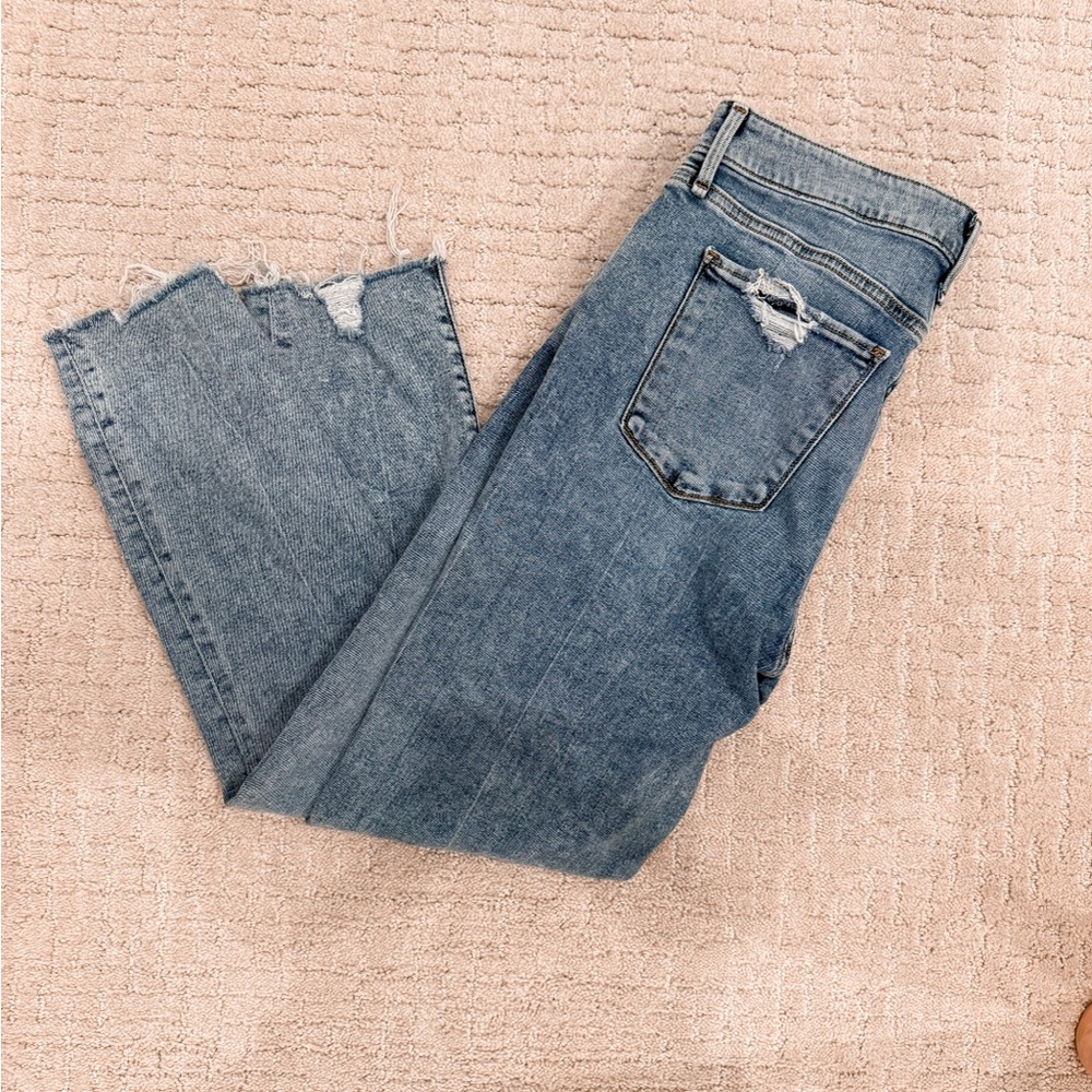 Abercrombie & Fitch Light Blue Straight Leg Jeans